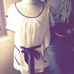 Iz Byer Top Junior Large B&W NWT